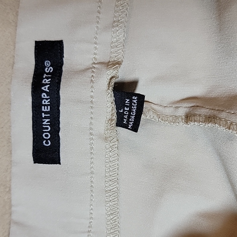 Counterparts Stretch Pull-On Pants Size Large EUC - Picture 3 of 10